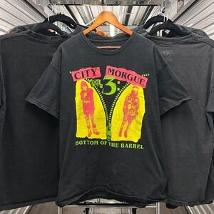 Sick G-59 Records City Morgue Vol. 3 "Bottom Of The Barrel" Skater Band Tee